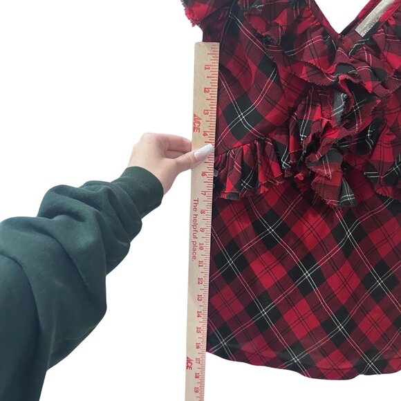 LAUREN RALPH LAUREN plaid top ($75 RETAIL) - Picture 4 of 5